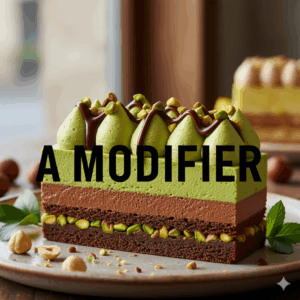 Entremet Chocolat - Pistache